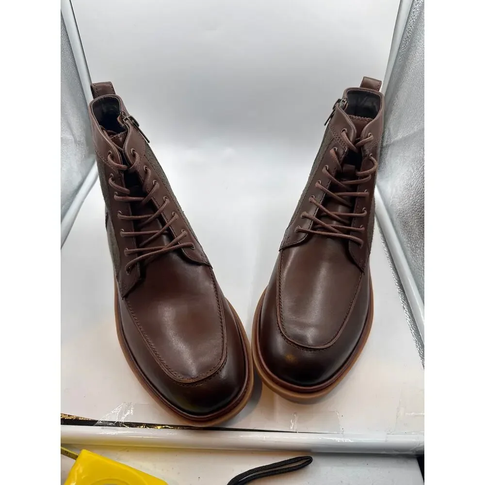 Vince Camuto Men's Bendmore Lace-up Chukka Boots size 9.5 M bourbon
